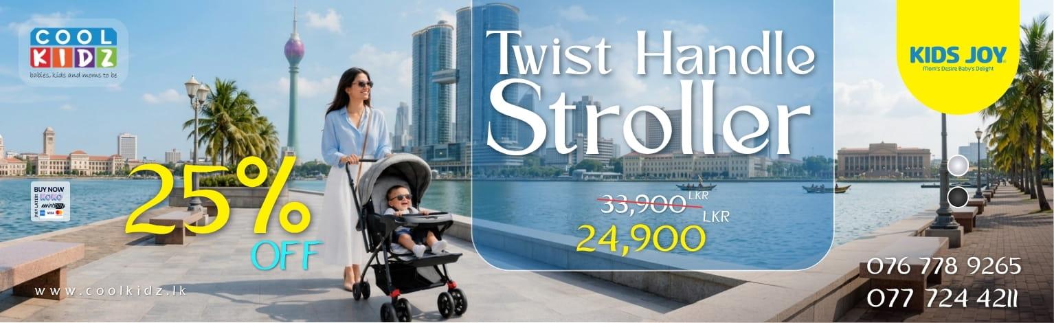 Kidsjoy Stroller -Twist handle Stroller